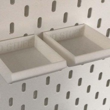 ikea skadis - part trays- small home ikeahack hack pegboard organization 3d print model - Mito3D