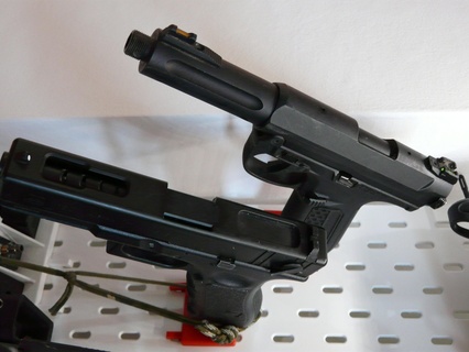 ikea skadis airsoft aap01 holder glock glock18c gas pistol aap-01 action army tokio marui support 3d print model - Mito3D