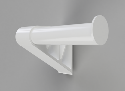 Ikea Skadis Filament Halter Unterstützung Spule rollen 3d print model - Mito3D