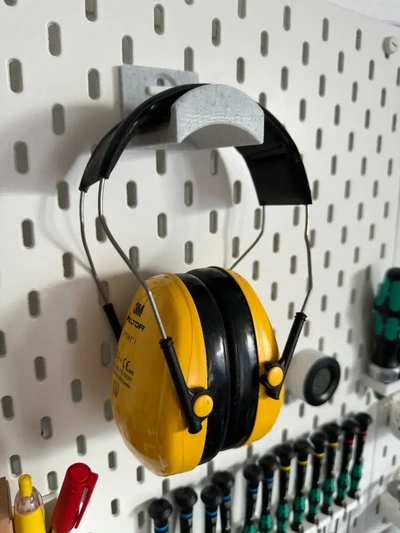 ikea skadis headphone holder t-clip mini tools tclip 3d print model - Mito3D