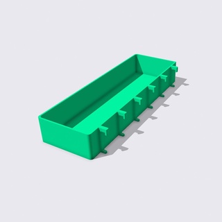 ikea skadis tablero boxes 04 herramientas organizador caja hogar casa diseño útil 3d print model - Mito3D