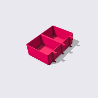 ikea skadis pegboard boxes-06 Tools organizer board box home design useful 3d print model - Mito3D