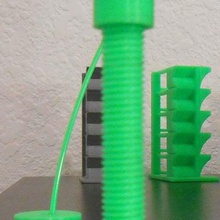 ikea table filament guide passthrough lack 3d_printer_accessories 3d print model - Mito3D