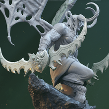 Illidan fırtına 3d model baskı Yazdır Sanat savaş arabası fantezi savaşçı iblis avcı minyatürler figürinler heykel canavar yaratık hayvan iskelet kurgusal dünyası 3d print model - Mito3D