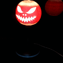 illuminated pumpkin various lamp lighting lit lampshade 3d print model - Mito3D