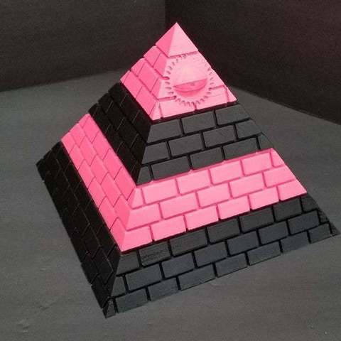 illuminati Pyramide geheime Aufbewahrungsbox bessere Passform home - Organisation scifi Schmuck-box Augen ägypten dungeons dragons anpassbare Kunst das alte 3D print model - Mito3D