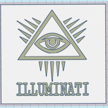 illuminati tablo 3B çeşitli 3d 3d print model - Mito3D