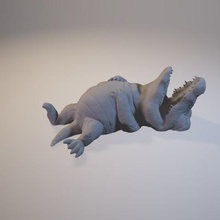 im de pelúcia a arte crocodilo jacarés animais 3d print model - Mito3D