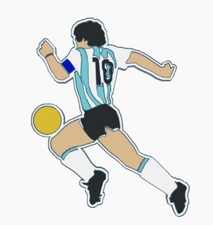 Iman Diego Maradona Mexique 86 monde tasse Argentine aimant fifa championnat Football football champion 3d print model - Mito3D