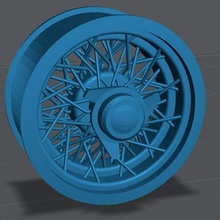 imc ford gt40 wire wheel automotive 3d print model - Mito3D