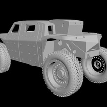 imi combatguard rc body axial rc4wd traxxas scx jeep gladiator salebulding 3d print model - Mito3D