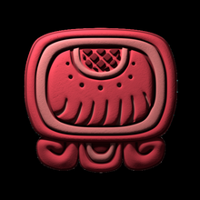 imix mayan glyph art blender signs logos 3d print model - Mito3D