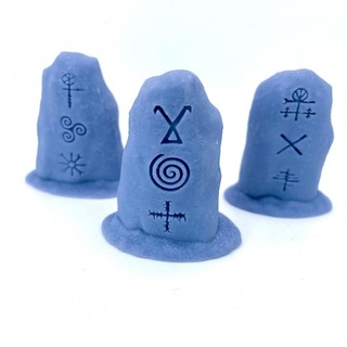 immémorial cryptique pierres ensemble fantaisie puzzle calcul terrain jeux guerre wargaming Warham Skyrim table minis rune donjon dnd éclaireur dispersion sombre ttrpg 5e présupporté 3d print model - Mito3D