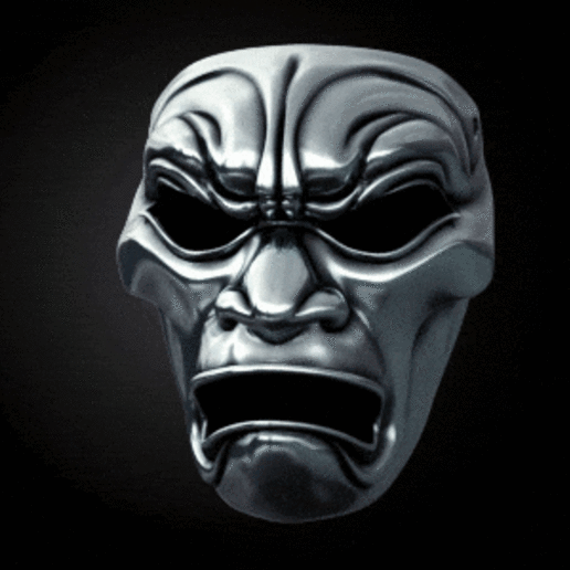 immortale guerriero maschera moda 3D print model - Mito3D