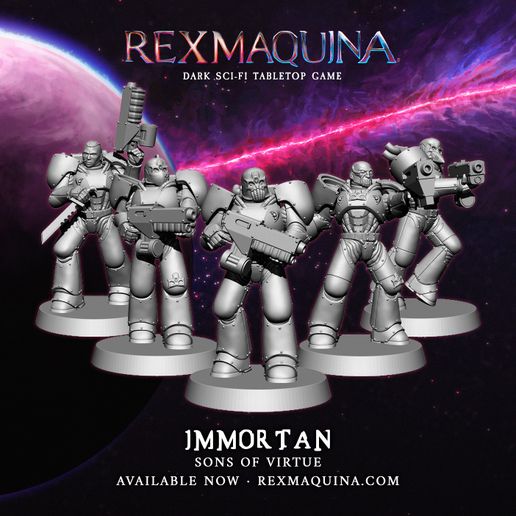 inmortal rexmaquina 3D print model - Mito3D