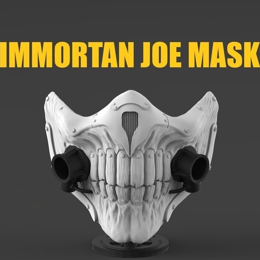 immortan joe máscara art madmaks immortanjoe doom la covid película de marvel juegos starwars inmortal brutal covid19 el cráneo moda mortalkombat bajo cero escorpión 3D print model - Mito3D