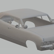 impala 1967 printable body car game slot scalextric shell rc radio monitoring tamiya miniz 1-10 1-32 1-18 1-24 3d print model - Mito3D