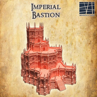 impérial bastion 28 mm table terrain 3d print model - Mito3D