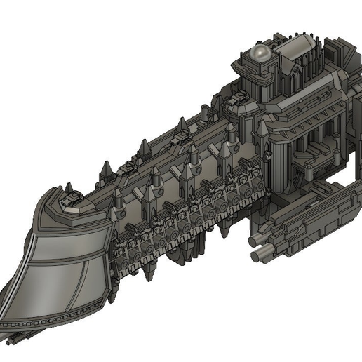 imperial cuirassés jeu jouet battlefleet gothic 3D print model - Mito3D