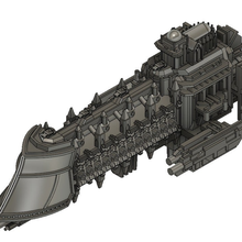 imperial cuirassés jeu jouet battlefleet gothic 3d print model - Mito3D