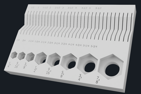 imperial parafuso classificador parafusos classificação 3d print model - Mito3D
