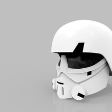 imperiale cadetto casco - 3d modello di stampa gioco accessori empyre galattico giochi giocattoli starwars 3d print model - Mito3D