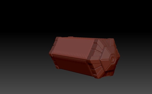 imperial cargo crate mandalorian star wars toys vehicles space mandalorian box crate storage  3d print model - Mito3D