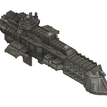 imperial cruiser game battlefleet gothic toy accessories 3d print model - Mito3D