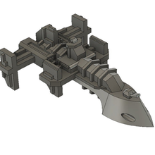 imperial destruidor 1 jogo brinquedo battlefleet gótico 3d print model - Mito3D