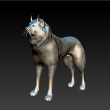imperial chien art animal le monstre jannie 3d print model - Mito3D