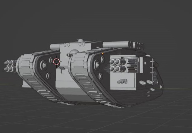 imperial draconian transporter armour tank heavy infantry support astramilitarum imperialguard adeptus astartes transporer ww1 flamer 3D print model - Mito3D