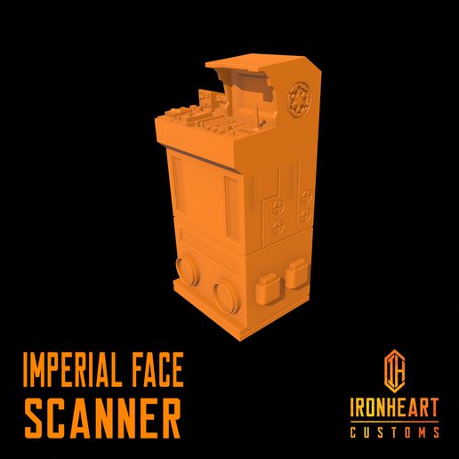 imperial facial scanner 3D print model - Mito3D