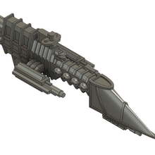 imperial fragata 2 jogo brinquedo battlefleet gótico 3d print model - Mito3D