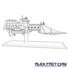 imperial fragata jogo guerra brinquedo militares modelo nave espacial espaço 3d print model - Mito3D