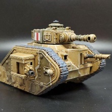 imperial galactic charlemagne tank turret game warhammer guard leman russ tabletop 3d print model - Mito3D