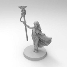 imperial guard sorceress game toy accessories warhammer sorcerer psyker minis militarum mage dnd astra 40k 3d print model - Mito3D