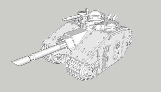 imparatorluk lazer tank avcı arpacık yok edici 40k Warhammer koruma w40k 3d print model - Mito3D