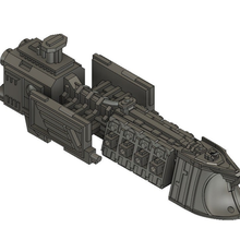 imperial light cruiser 2 game toy battlefleet gothic 3d print model - Mito3D