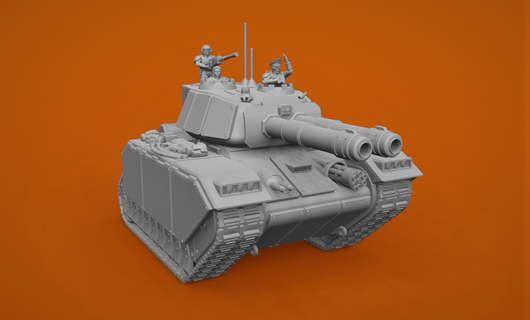 imparatorluk mamut tank koruma kral dormuş Praetorian astra militarum leman rus savaş çekiç 42k 40000 porsuk deposu Uzay deniz Sherman 3d print model - Mito3D