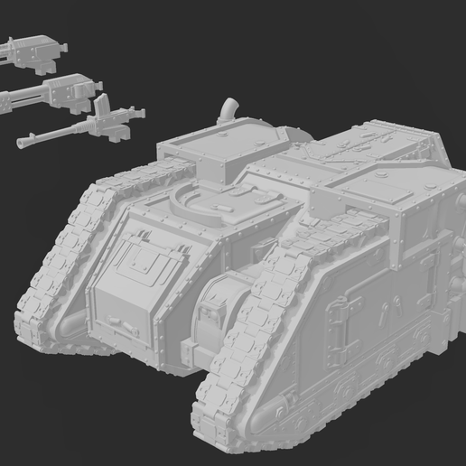 imperial militar Tauro tanque 30k 40k horus herejía thehorusheresy martillo guerra aurox culto milita milicia cultos pesado tocones multiláser lanzallamas 3D print model - Mito3D