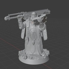 imperial missionary theodosius wold warhammer priest 3d print model - Mito3D