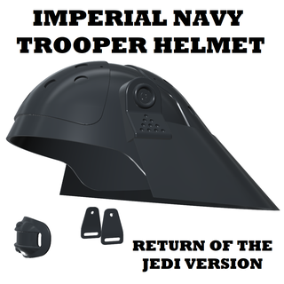 imperial navy trooper helmet rotj version star wars return jedi cosplay 3d print model - Mito3D