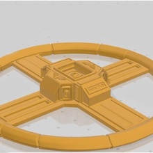 Kaiserliche Zielsetzung Punkt Kriegshammer Marker Terrain 3d print model - Mito3D