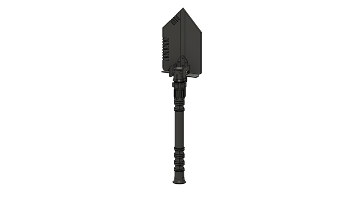 imperial sapper shovel cosplay prop guards man dark tide kreig war hammer 3d print model - Mito3D