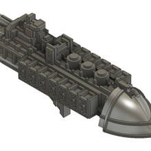 imperial system ship game toy bfg battlefleet gothic 3d print model - Mito3D