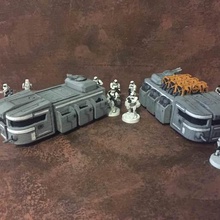 imperial transporte tropas star wars legión escala terreno guerras estrella stormtrooper vehículos 3d print model - Mito3D