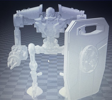 imperial war droid starwars legion 3d stl games collectables sw 3d print model - Mito3D