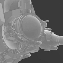 imperiale guerriero screenhead 40k horus eresia warhammer cavaliere 3d print model - Mito3D