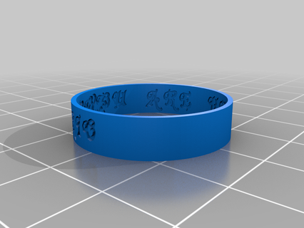 imperius curse customized rings 3d print model - Mito3D