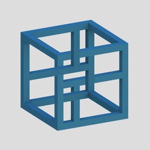 impossível cubo 4 vários 3d print model - Mito3D